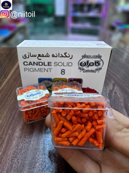 رنگ نارنجی شمع کامران
