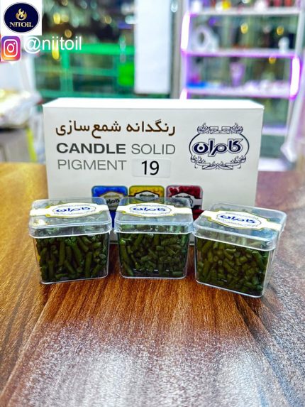 رنگ شمع سبز زیتونی