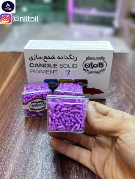 رنگ شمع کامران بنفش